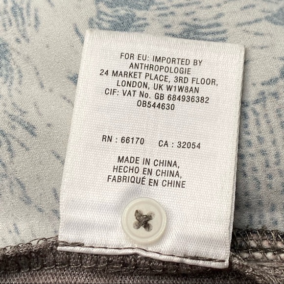 ANTHROPOLOGIE Akemi + Kin Fauna Leopard Print Henley - Picture 12 of 12